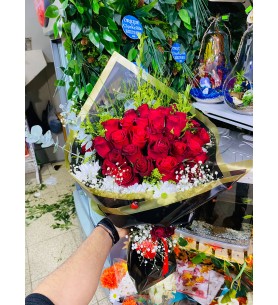 Kırmızı Gül Buketi 23 Adet